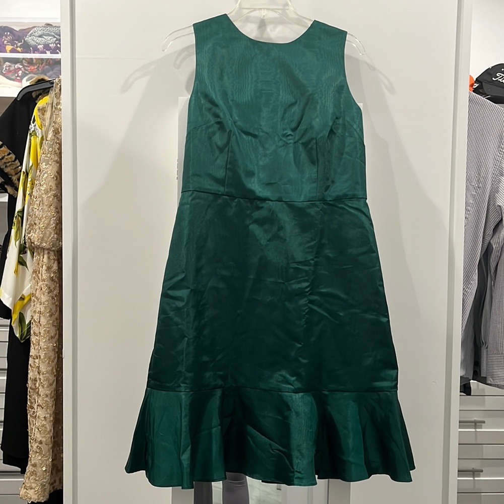 Emerald green Jcrew dress